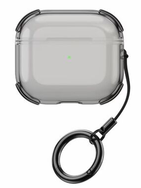 Clear Protective Case for AirPods 3 - Shockproof Armor with Keychain
